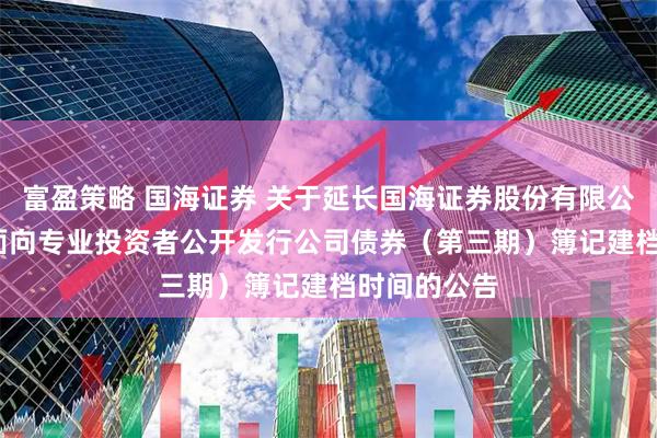富盈策略 国海证券 关于延长国海证券股份有限公司2025年面向专业投资者公开发行公司债券（第三期）簿记建档时间的公告